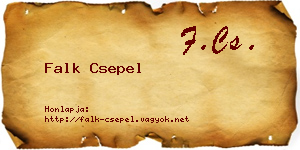 Falk Csepel névjegykártya